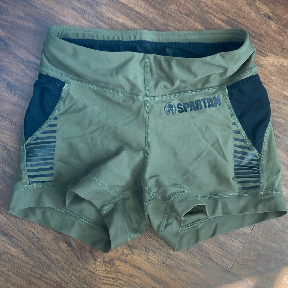 Craft Spartan Olive and Black Athletic Shorts